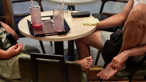 "Touching Drink Cups with Feet-Touching Hands": A Cafe Owner's Frustrated Grumble