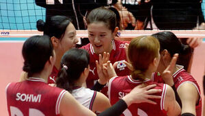 South Korea Women's Volleyball Team Finishes Friendly Series Against Indonesia with Three Straight Wins