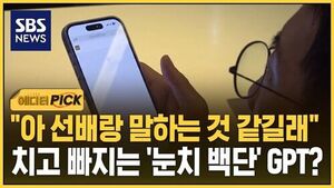 "아 선배랑 말하는 것 같길래"..치고 빠지는 '눈치 백단' GPT?
