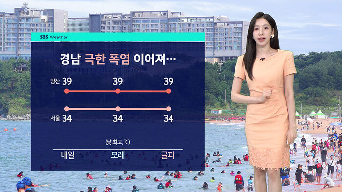 [날씨] 양산 이틀째 40도 넘어&hellip;극한 폭염