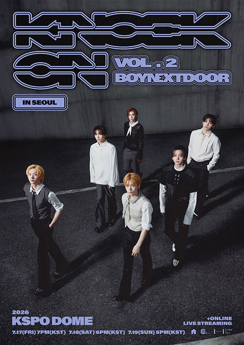 Poster for BOYNEXTDOOR's first world tour (Photo courtesy of KOZ Entertainment, Yonhap News)
