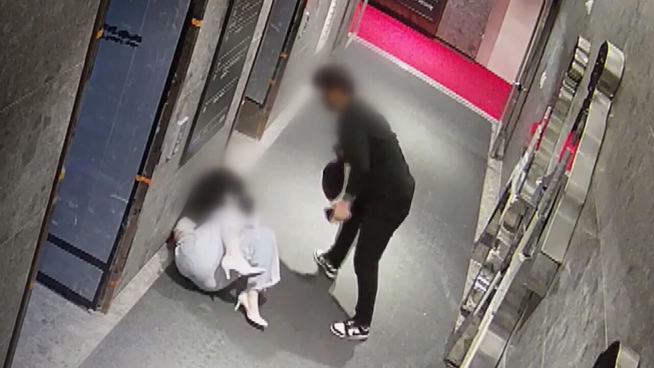 The victim of the Busan roundhouse kick assault case