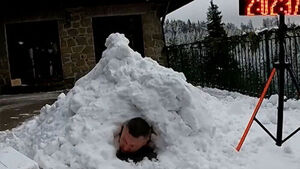 Buried in Snow for Two Hours: A Chilling Challenge