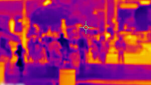 Seoul Hits Record High 37.9°C (100.2°F) This Year... Downtown Through a Thermal Camera