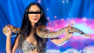 Sri Lankan Woman Fined for Animal Cruelty After Dancing with Python in Beauty Pageant