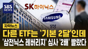 [자막뉴스] 다른 ETF는 '기본 2달'인데&hellip;'삼전닉스 레버리지' 심사 '2배' 빨랐다