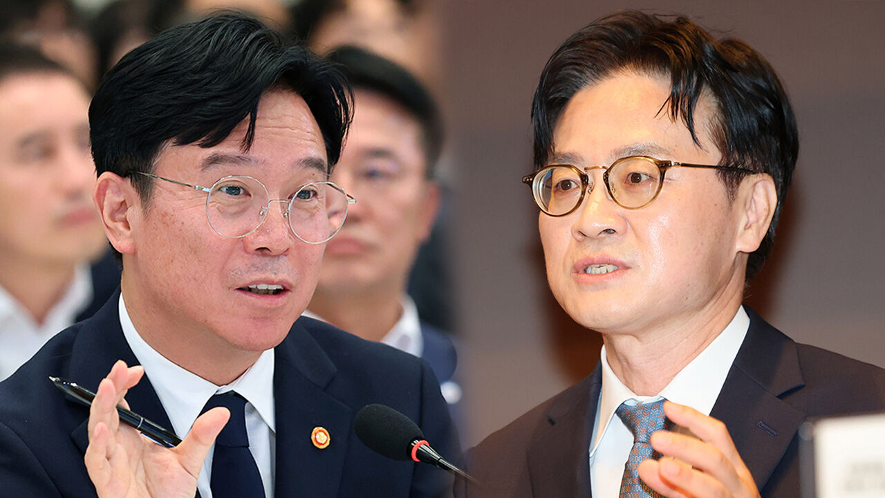 Labor Minister Kim Young-hoon, Industry Minister Kim Jeong-gwan