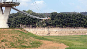 'Scorching Honam Plain'... Seomjin River Dam Water Level Plummets Below 20%