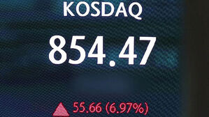 코스닥 854.47, 55.66 상승