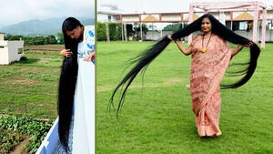 Real-Life 'Rapunzel' Emerges With 2.7-Meter-Long Hair