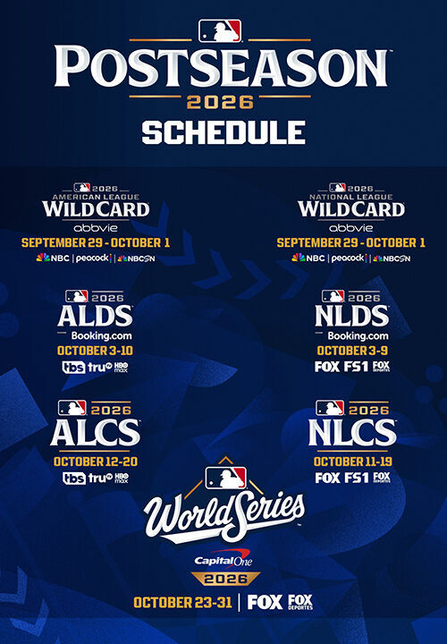 2026 MLB 포스트시즌 포맷과 일정 (사진=MLB X 계정 캡처, 연합뉴스)