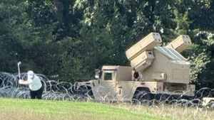 Mobile Air Defense Missile System Deployed Near Trump