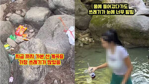 Visiting Byeokun Valley, a "Subway-Accessible Summer Resort": Choked with Garbage Amid Fame