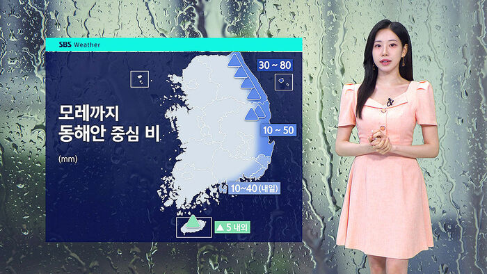[날씨] 한낮 불볕더위&hellip;동해안 중심 비