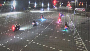 Group Speeding in Downtown Seoul Ahead of Liberation Day... "Gathered via TikTok"