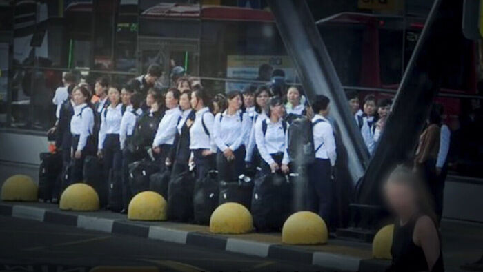 North Korean female workers being sent across Russia