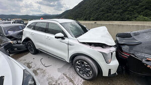 9 Vehicles Collide on Daegu-Gun위 Expressway... 6 Injured