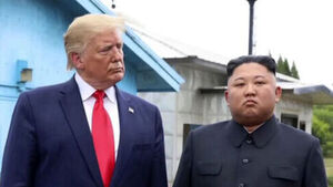 Trump Posts Photo of Panmunjom Meeting with Kim Jong-un, Saying 'We Get Along Great'