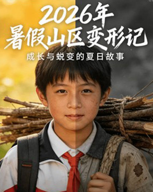 Advertisement for a hardship rural camp in China (Photo: Captured from Xiaohongshu, Yonhap News)