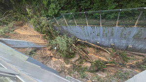 Landslide Strikes Apartment First Floor in Geoje, Leaving 1 Dead and 2 Rescued
