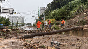 Geoje and Tongyeong Set Record-Breaking Rainfall; Up to 100mm More Expected