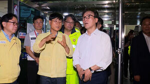 Kim Min-seok Visited Heavy Rain-Hit Geoje as First Move After Election