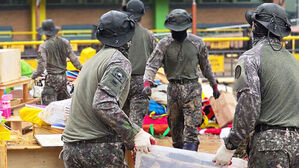 Schools and Stores Swamped in Mud... Geoje's Daily Life Collapses