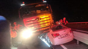 Truck and Car Collide Head-on in Asan, South Chungcheong Province... Man in His 30s in Cardiac Arrest