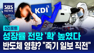 [D리포트] KDI 올해 성장률 전망 3.2%로 대폭 상향&hellip;"체감경기는 냉랭"
