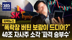 [자막뉴스] "폭락장 버틴 보람이 드디어?" SK하이닉스, 40조 자사주 전량 소각 '파격 승부수'