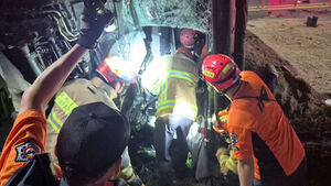 Three Sanitation Workers Killed in Collision Between Dump Truck and Garbage Truck in Yeongcheon, North Gyeongsang Province