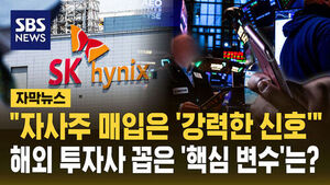 [자막뉴스] "자사주 매입은 '강력한 신호'"&hellip;해외 투자사 꼽은 '핵심 변수'는?