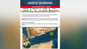 Armed Men Hijack Oil Tanker Off Yemen Coast and Alter Course
