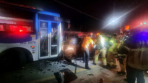 City Bus and SUV Collide in Cheongju... One in Cardiac Arrest