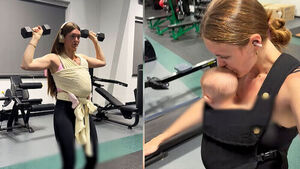 Holding Baby While Working Out&hellip; 'Fitness Video' Sparks Controversy