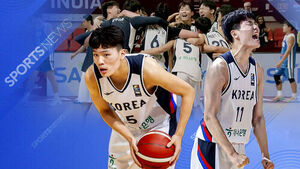 Under-18 Men's Basketball Team Advances to Semifinals and Secures World Cup Berth Led by 'Twins'