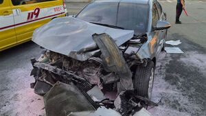 Bus and Car Collide in Gwangju's Songjeong-dong... No Casualties Reported
