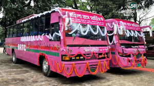 Pink Buses Designed for Female Passengers Only Hit Roads in Bangladesh