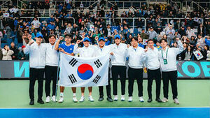 한국 테니스, 국가대항전 데이비스컵 인도와 8강행 다툼