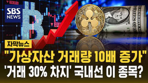 [자막뉴스] "가상자산 거래량 10배 증가"&hellip;'거래 30% 차지' 국내선 이 종목?