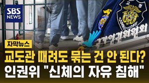 [자막뉴스] 교도관 때려도 묶는 건 안 된다?&hellip;인권위 "신체의 자유 침해"