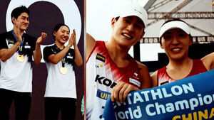 Seong Seung-min and Seo Chang-wan Win Mixed Relay Gold... Green Light for Asian Games