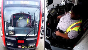 Smashed into a Train Straight On: Shocking Footage of Driver's Seat