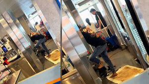 Employee Caught Washing Feet in Kitchen Sink Sparks Outrage at Famous Donut Shop