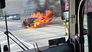 Car Fire Near Giheung IC on Gyeongbu Expressway Causes Morning Rush Hour Traffic Delays
