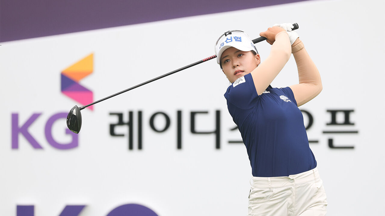 신인 이서윤, KLPGA 투어 KG 레이디스 오픈 첫날 단독 선두