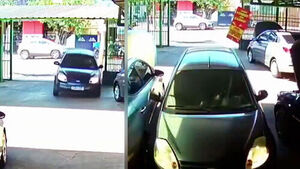 Heaven-Sent Parking? Miraculous Parking Right After Intersection Collision