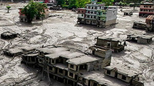 Natural Dam Lake Overflows Again at Nepal-China Border, Evacuation Orders Issued