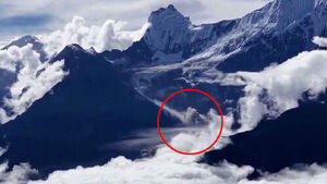 Camera Captures Moment of Glacial Avalanche... Where It All Began