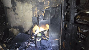 Fire Breaks Out on 14th Floor of Apartment in Usan-dong, Jeonnam-Gwangju; One Resident Seriously Injured